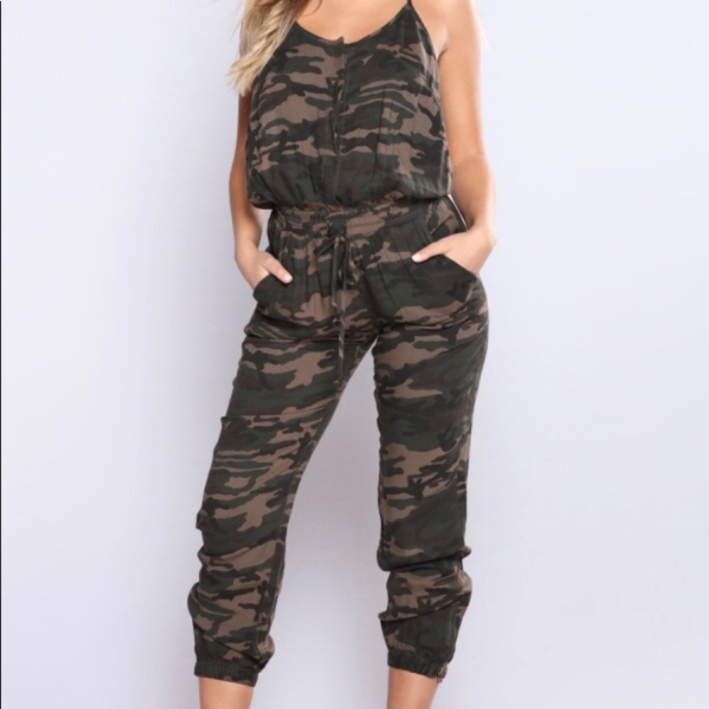 Camo jumpsuit